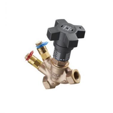 Регулирующий вентиль Hydrocontrol VTR Ду10,3/8 "ВР, бронза, c 2 ниппелями КИП