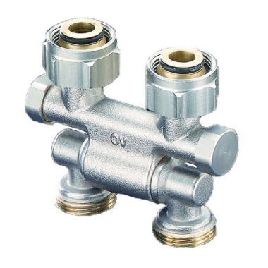 Присоединительный узел Multiflex F ZB 3/4"НГ x 3/4"НР, прямой, поворотный