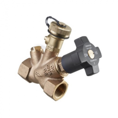 Вентиль свободного потока "Aquastrom"(F) бронза, Ду32, Rp 1 1/4" x Rp 1 1/4" со сливным штуцером