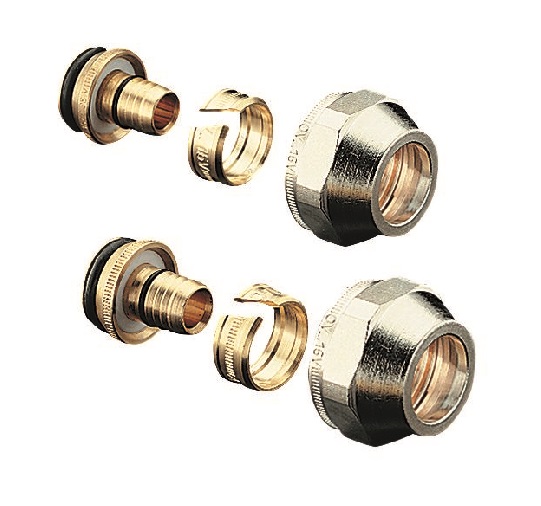 Концовка "Cofit S" 16х2 G¾"НГ (никелированная) 2 шт