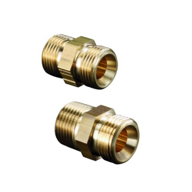 Двойной ниппель "Ofix-Oil" 3/8"НР с внутренним конусом * 1/8"НР