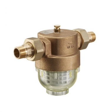 Фильтр для очистки воды "Aquanova Compact" с ВР, Ду25, 1", бронза