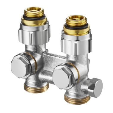 Присоединительный узел Multiflex F ZBU 1/2" НР x 3/4" НР, прямой, для слива