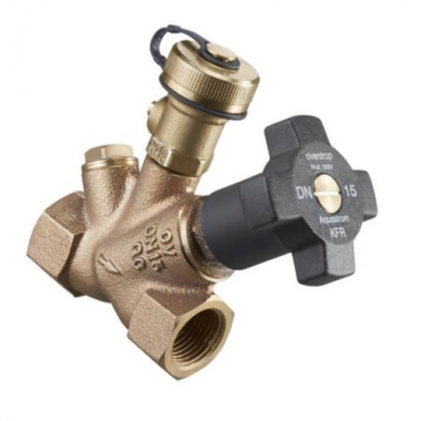 Вентиль Aquastrom KFR, Ду32, Rp 1 1/4" x Rp 1 1/4" со сливным штуцером