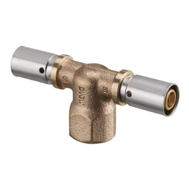 Cofit P-прессовый тройник-переход 40 хRp 1/2 х 40мм