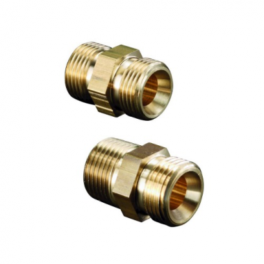 Двойной ниппель "Ofix-Oil" 3/8"НР* 1/2"НР