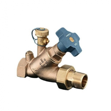 Вентиль Aquastrom KFR Ду 15, Rp 1/2" x R 1/2", со спускным штуцером