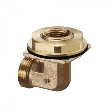 Cofit S выпускное колено встроенного смывного бачка с крепежным комплектом G3/4",G3/4"НРxRp1/2",бронза