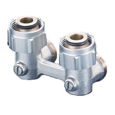 Присоединительный узел Multiflex F ZB 3/4"НГ x 3/4"НР, угловой