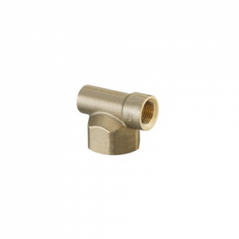 Концевая пробка Ду25,R1"ВР,отвод на воздухоотводчик R3/8"ВР и R1/2"ВР