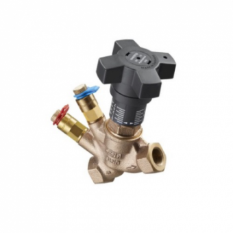 Регулирующий вентиль Hydrocontrol VTR Ду10,3/8 "ВР, бронза, c 2 ниппелями КИП