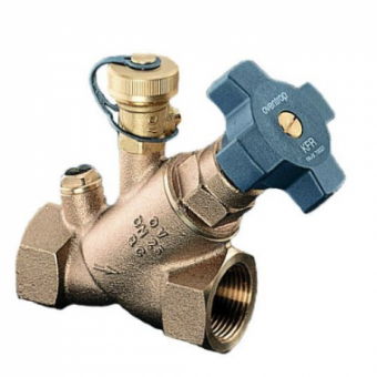 Вентиль Aquastrom KFR, Ду20, Rp 3/4" x Rp 3/4" со сливным штуцером