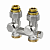 Присоединительный узел Multiflex V CE 1/2"НР x 3/4"НР,  для опорожнения
