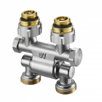 Присоединительный узел Multiflex F ZBU 1/2" НР x 3/4" НР, поворотный, для слива