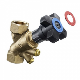 Регулирующий вентиль Hydrocontrol VTR Ду40, 1 1/2 "ВР, бронза, c заглушками