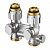 Присоединительный узел Multiflex F ZBU 1/2" НР x 3/4" НР, прямой, для слива
