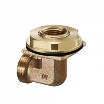 Cofit S выпускное колено встроенного смывного бачка с крепежным комплектом G3/4",G3/4"НРxRp1/2",бронза
