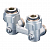Присоединительный узел Multiflex F ZB 3/4"НГ x 3/4"НР, угловой